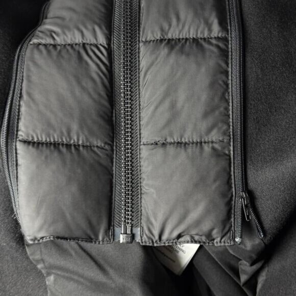 SOIA & KYO Men's Wool Blend Lamskin Leather Gordan Jacket Sz Medium Black - Picture 10 of 10